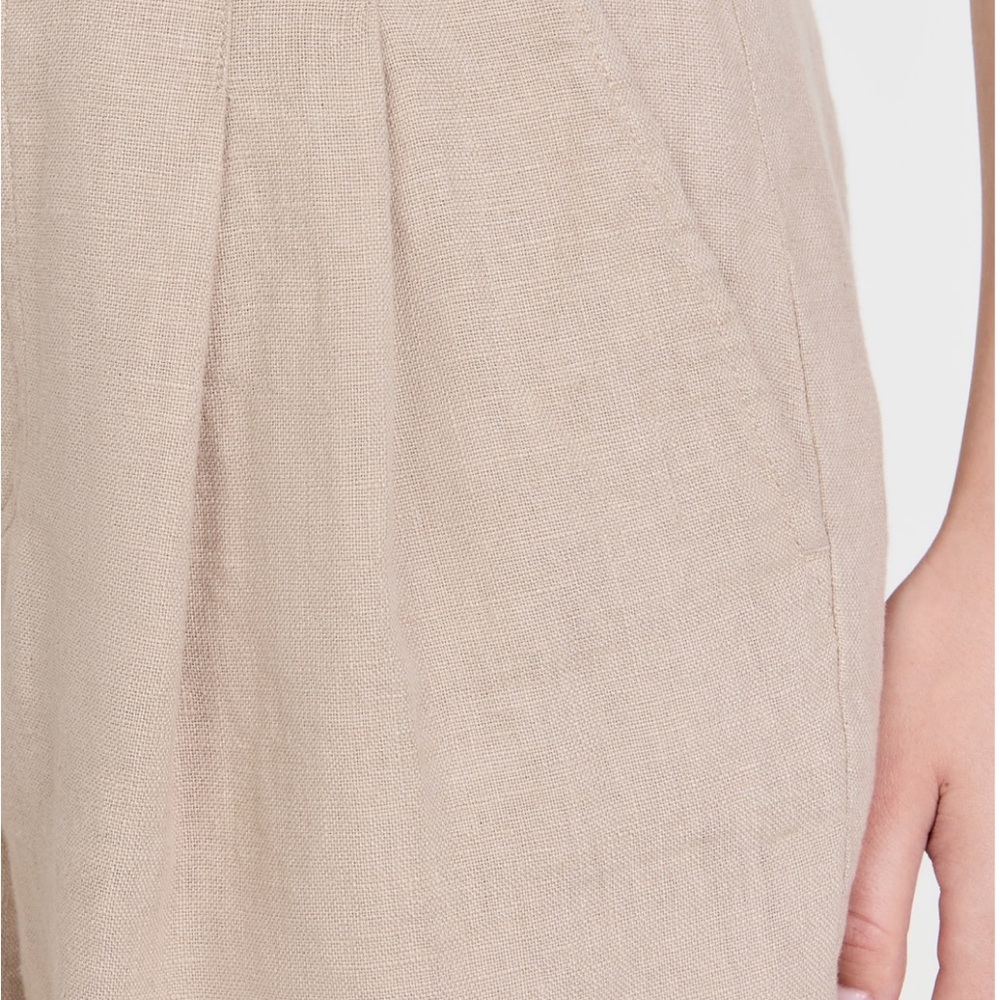 NWT Free People Chelsea Linen Shorts/Medium/Sand - Picture 6 of 8